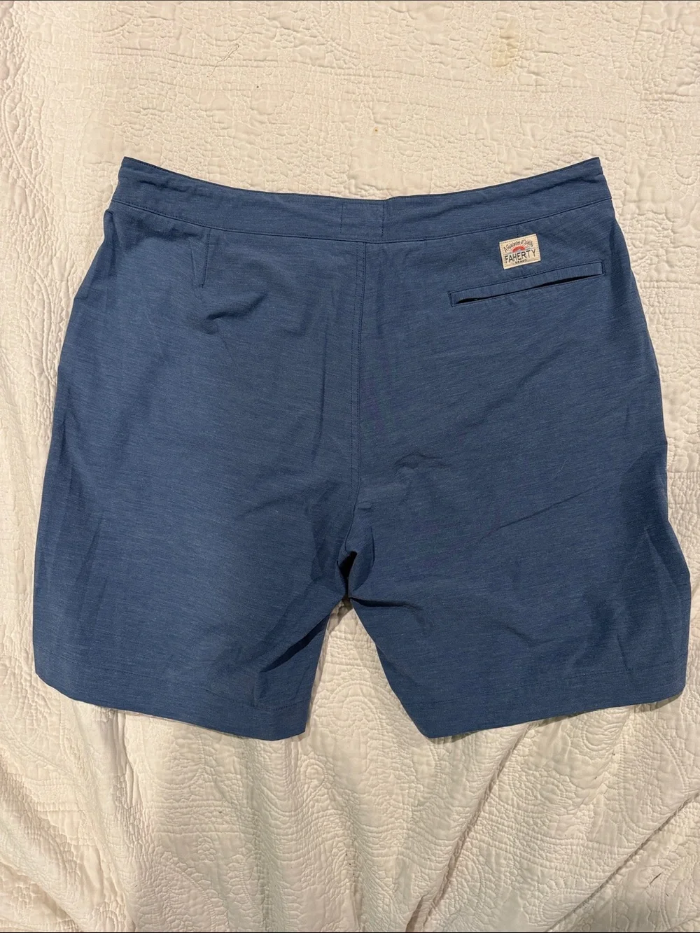Faherty Blue Men’s Hybrid Shorts